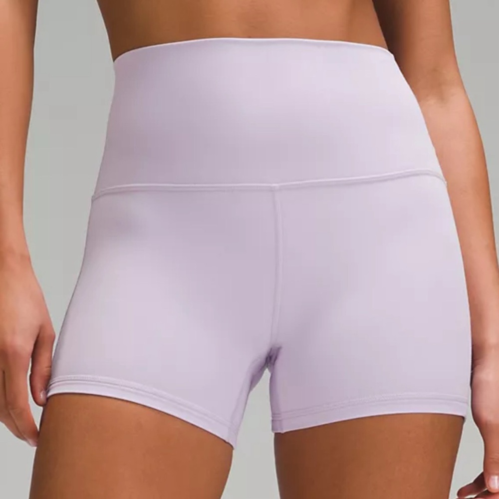 NWT Lululemon Align HR Short 4” Lilac Ether